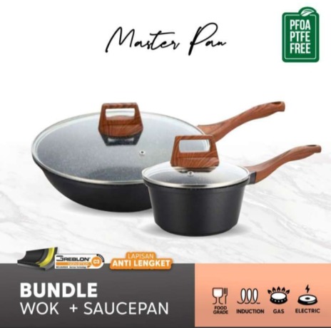 HIDANGAN ISTIMEWA: Produk-produk cookware andalan Master Pan yang tidak perlu diragukan kualitasnya. (Ist)