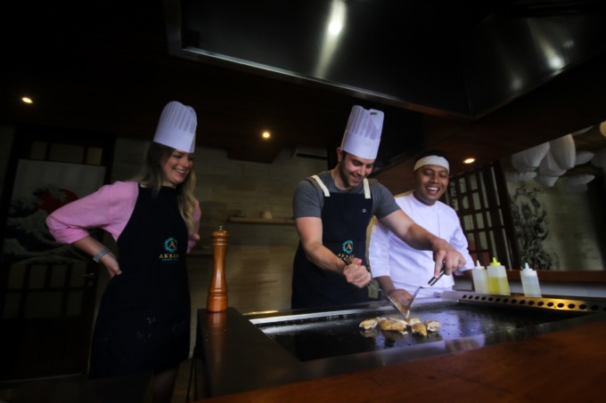 COOKING CLASS: Kojin Restaurant gelar kelas memasak Teppanyaki khas Jepang. (Ist)